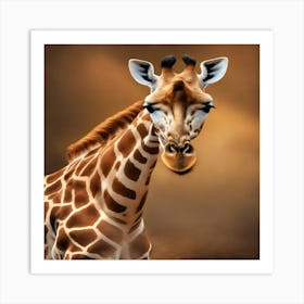 Giraffe Art Print