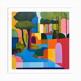 Abstract Park Collection Parc Monceau Paris France 4 Art Print