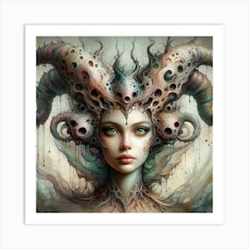 Demon Girl 5 Art Print