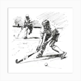 Field Hockey 10 Art Print