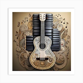 Acoustic Guitar Art Print