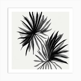 Two Palm Leaves Art Print