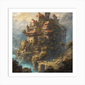 Fantasy Castle 15 Art Print