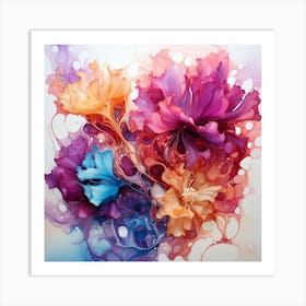 Xhl7071 Flower Art By Tom Levin Watercolor On Canvas In The Sty 7c8a0ab4 888b 4a5d 8119 B7231313c7e0 Art Print