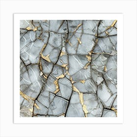 Marble seamless pattern Art Print