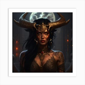 Demoness Art Print