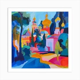 Abstract Travel Collection St Petersburg Russia 1 Art Print