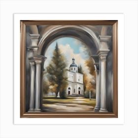 Church In The Woods Art Print