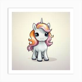 Cute Unicorn 339 Art Print