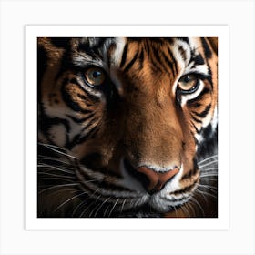 Tiger Portrait Art Print