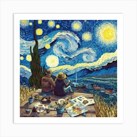 Van gogh girrasois Art Print