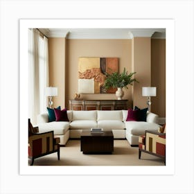 Modern Living Room 1 Art Print