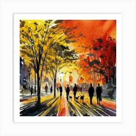 Watercolor Painting Art Print