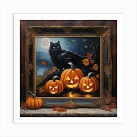 Jack O Lanterns 1 Art Print