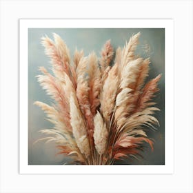 Asian Grasses Art Print