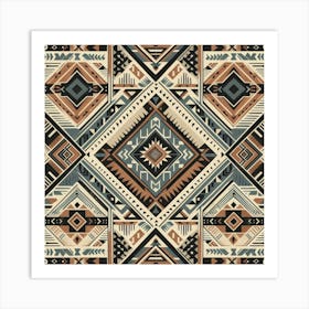 Aztec Pattern 1 Art Print