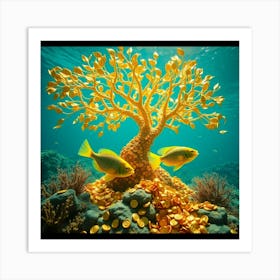 Tree Of Gold 5 Art Print