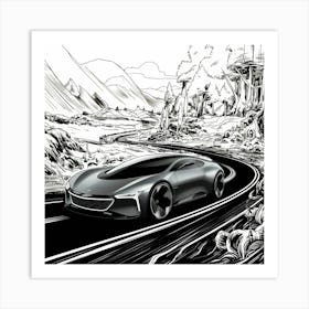 Concept Car Art Print