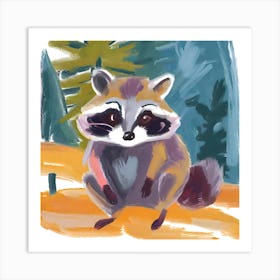 Raccoon 09 Art Print