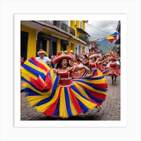 Ecuador Street Dance 2 Art Print