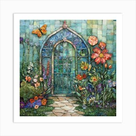 Garden Gate Art Art Print