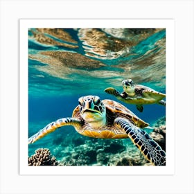 Sea Turtles Art Print