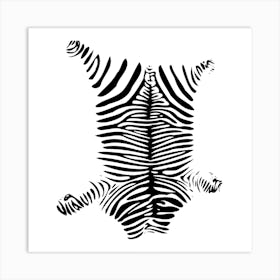 Zebra Hangout Art Print Art Print