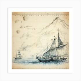 探検の航海 Voyage Of Exploration (VIII) Art Print