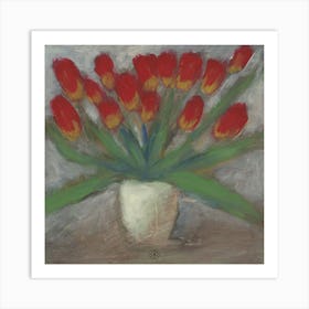 Red Tulips 3 Art Print