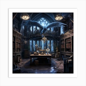 Library 1 Art Print