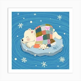 Polar Nap Art Print