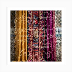 Moroccan Curtains Art Print