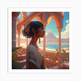 Egyptian Girl Art Print