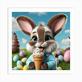 Easter Bunny 1 Art Print