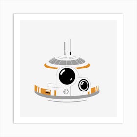 Robot Minimalism Art Print