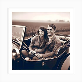 Dating Automotive Style-1928 ~Reimagined 15 Art Print