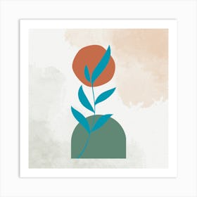 Tree With A Leaf Art Print