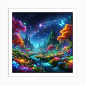 Fairy Forest 2 Art Print