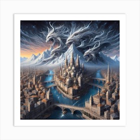 City Of Dragons Art Print