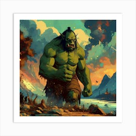 Ogre S Lair 16 Art Print