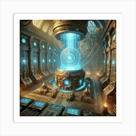 The Central Power Core Art Print