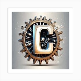 Letter C 2 Art Print