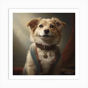 King'S Dog Art Print