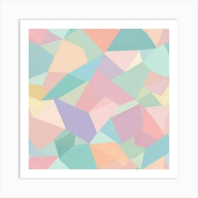 Abstract Geometric Pattern 40 Art Print