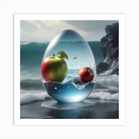 Apple Egg Poster