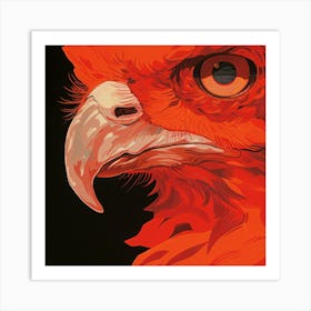 Red Eagle Art Print