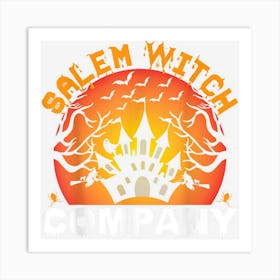 Salem Witch Company Funny Halloween Witch Art Print