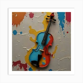 Violin Painting Art Print