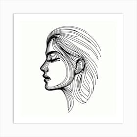 Portrait Of A Woman 24 Art Print