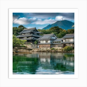 Japanese House Art Print